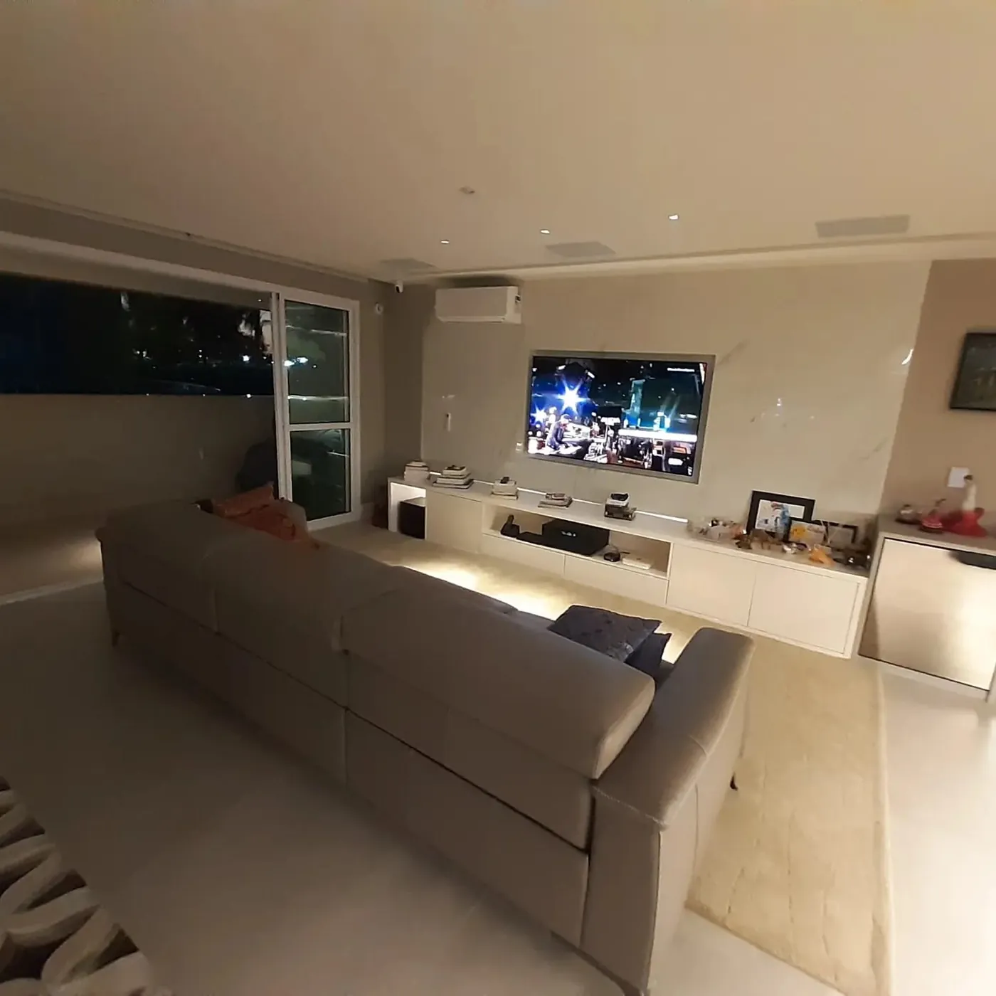 Home theater em apartamento